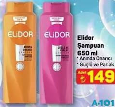 ELİDOR ŞAMPUAN 650 ML fiyat ve kampanya bilgisi